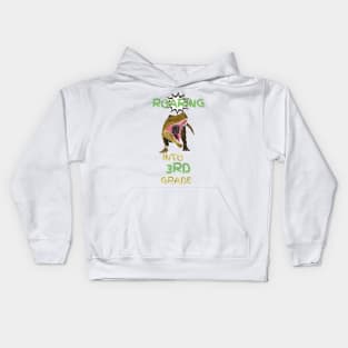 Roaring Into 3rd Grade Kids Hoodie